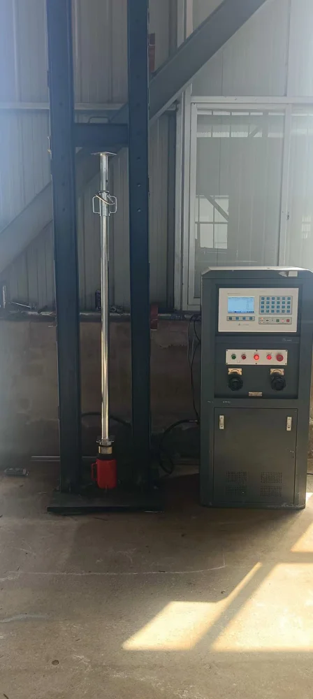Steel prop load bearing test