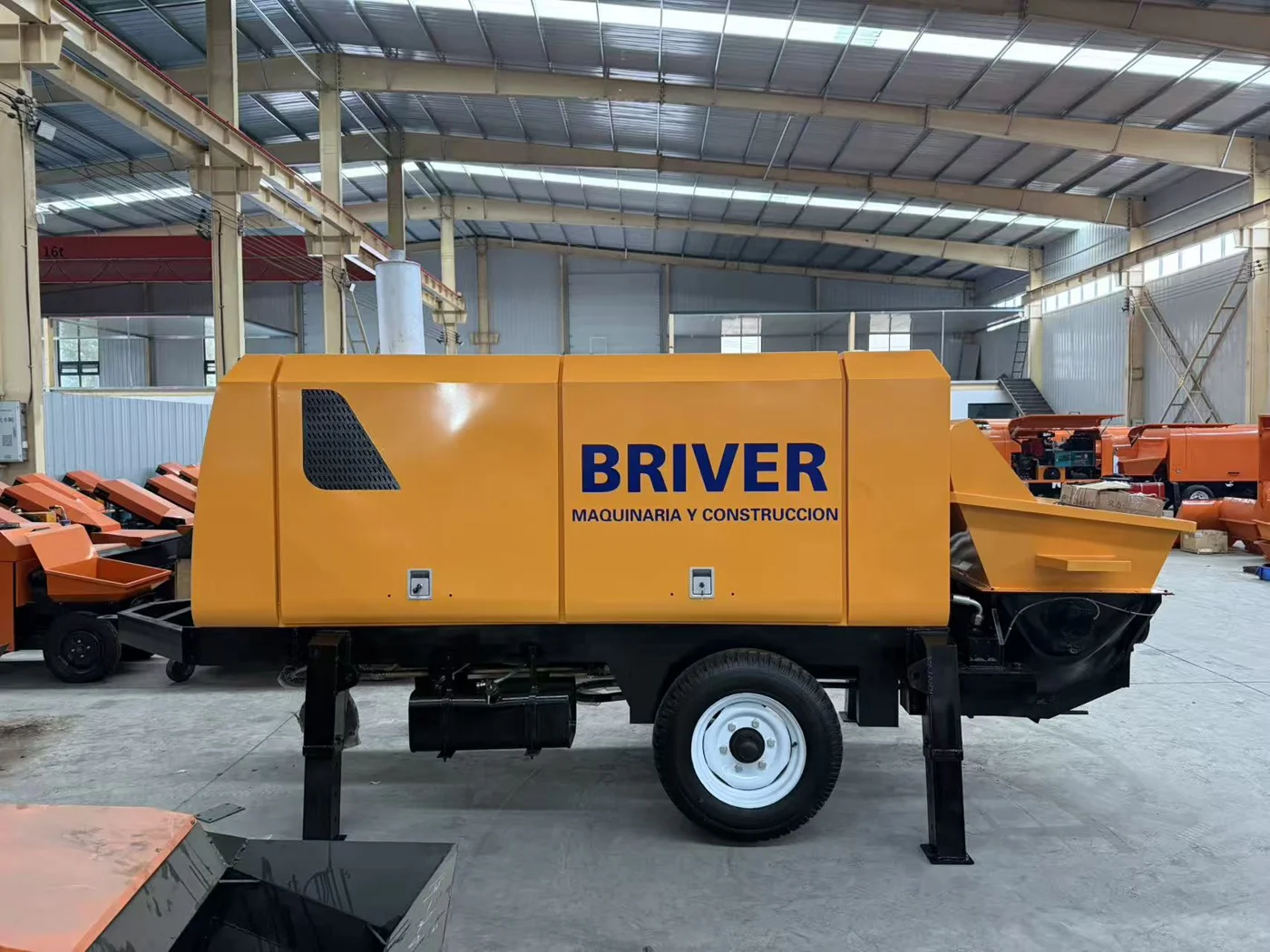 Construction machinery sourced for the Peru customer