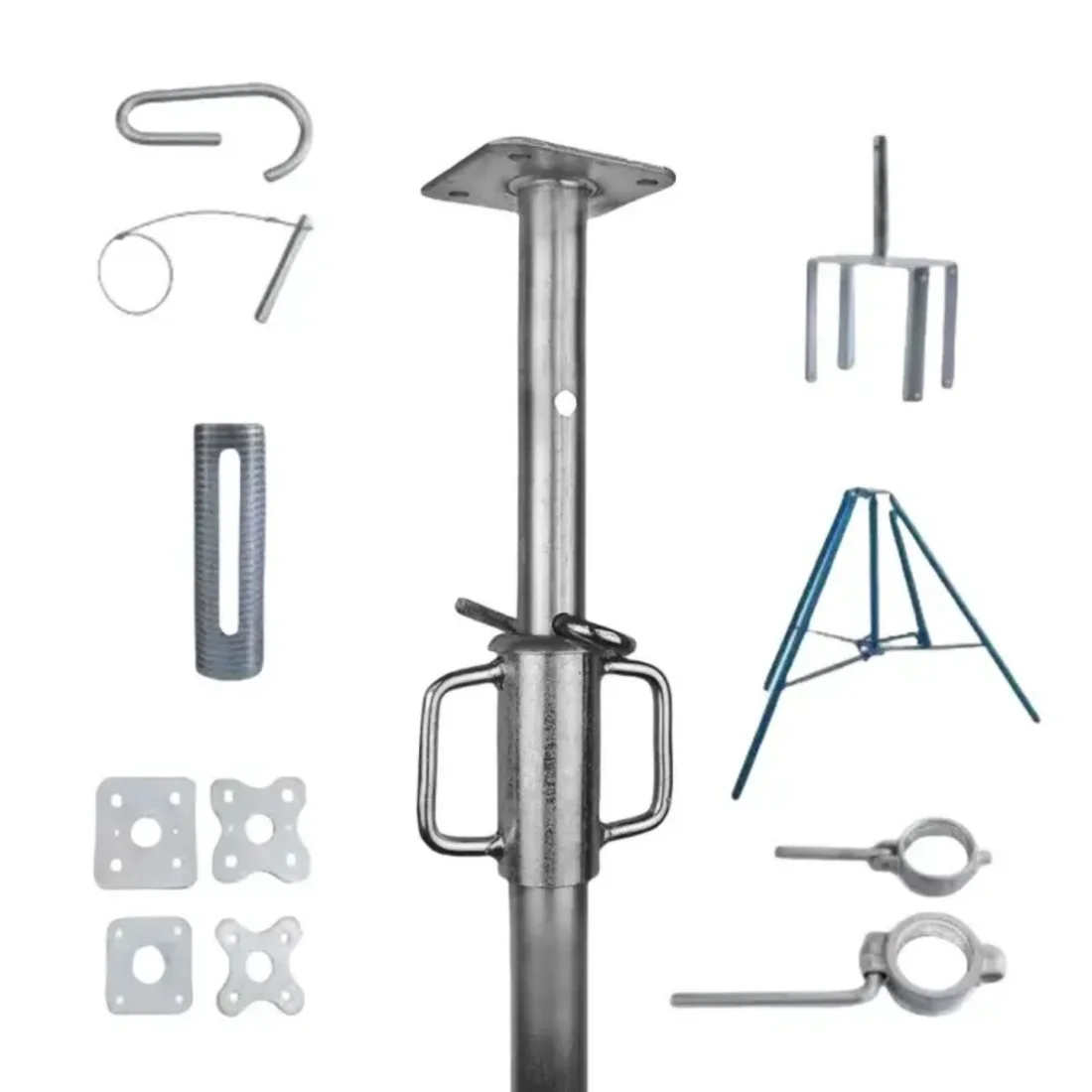 Steel props view 4