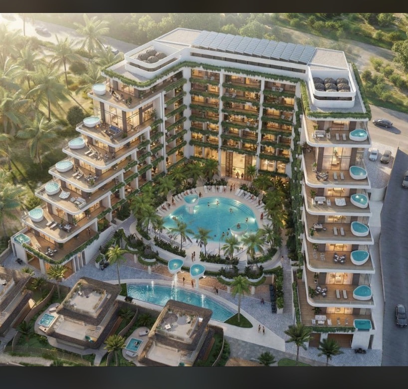 Architectural rendering of the Tanzania hotel project